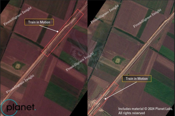 Супутникові фото нової залізничної гілки на окупованій території Донбасу