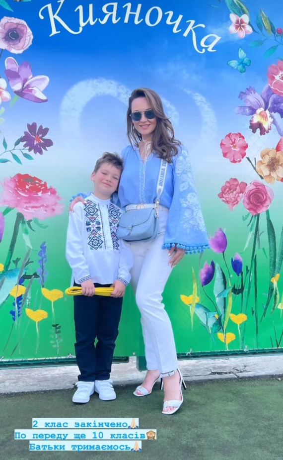 Анна Саліванчук з сином
