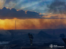 В Николаевской области тушили пожар