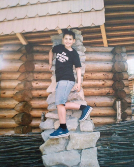 Нікіта Добринін в дитинстві