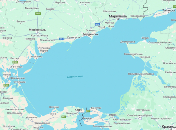В Азовському морі, ймовірно, був атакований один із російських кораблів