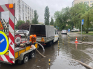 В Киеве из-за долгих дождей произошли подтопления