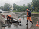 В Киеве из-за долгих дождей произошли подтопления