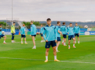 Тренировка футбольной сборной Украины перед матчем со Словакией