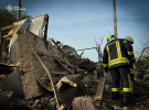 Последствия российской ракетной атаки в Киевской области
