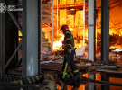 В Одессе тушили масштабный пожар после российского ракетного удара