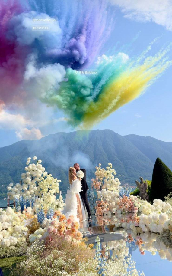 Заможні українці відгуляли розкішне весілля в Італії