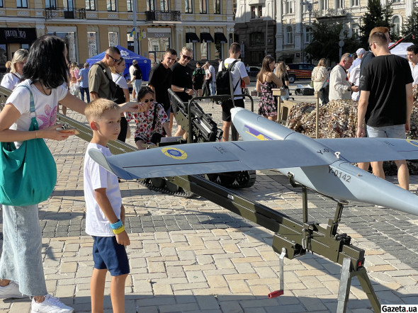 На виставці показали зразки нового українського озброєння