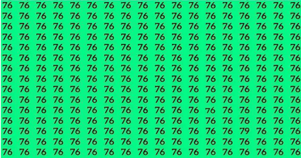 Оптична ілюзія: лише 2% з високим IQ можуть помітити число 79 за 5 секунд