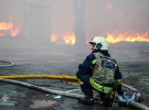 У Черкасах спалахнула пожежа внаслідок ворожої атаки РФ