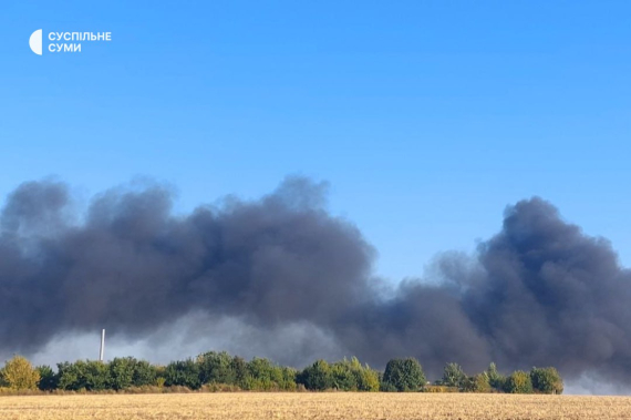 У Сумах сталося задимлення після російського удару