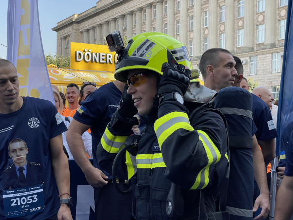 Рятувальник із Полтави, рекордсмен забігу  Андрій Гречаний