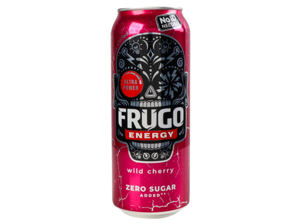 Frugo Energy має освіжаючий фруктовий смак