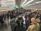 В Киеве произошел коллапс на станциях метрополитена