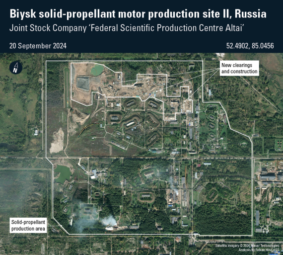 Россия активно строит заводы для производства ракетных двигателей: обнародованы спутниковые снимки