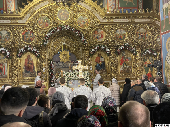 Михайлівський собор був повністю заповнений людьми