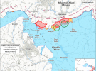 В ISW показали в картах ситуацию на фронте в Украине