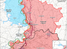 В ISW показали в картах ситуацию на фронте в Украине