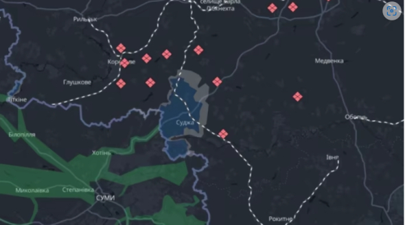 Російські війська прорвали українську оборону в районі Суджі