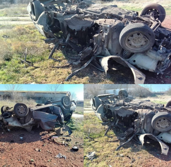 В окупованому Скадовську вибухнув автомобіль з російськими офіцерами