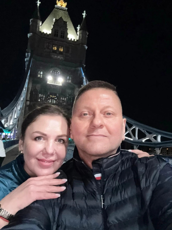 Валерій Залужний з дружиною