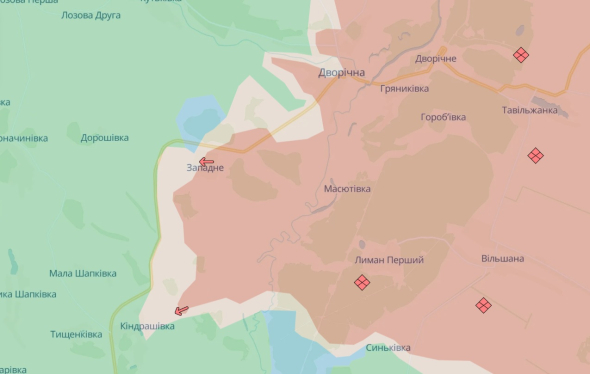 Росіяни просуваються біля Западного