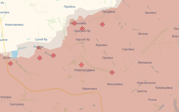 Росіяни просуваються біля Лисівки