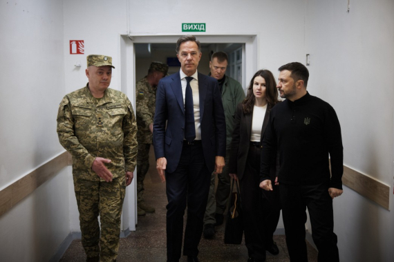 Марк Рютте встретился с Владимиром Зеленским в Одессе