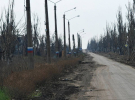 В уничтоженном Бахмуте развешивают пропаганду