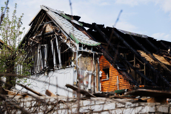 Показали наслідки обстрілу Дніпра