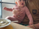 Олександр Усик з донькою