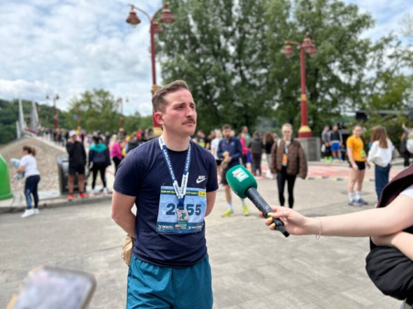 Серед фінішерів 27-річний Олексій Лобанок