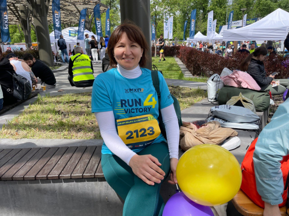 41-річна Марина Захарченко з Канева здолала дистанцію в 2 км