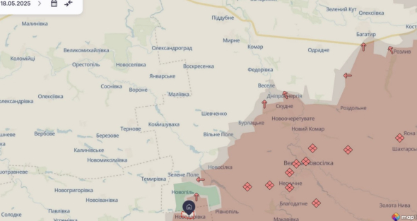 Російські окупаційні війська просунулися на покровському та новопавлівському напрямках