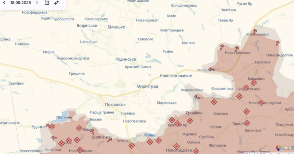 Російські окупаційні війська просунулися на покровському та новопавлівському напрямках
