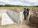 В Польше показали заграждение на границе