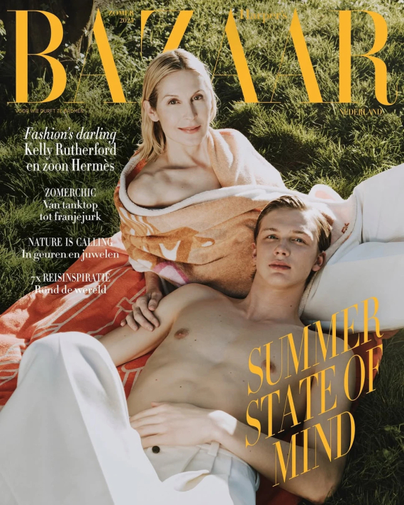 Келли Разерфорд снялась для нидерландского Harper's Bazaar