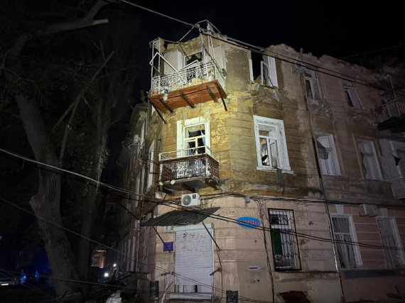 Російські терористи вдарили по Одесі