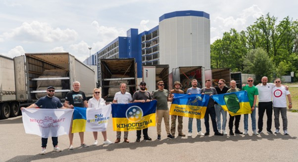 Олег Крот та партнери передали на фронт нову партію антидронових сіток