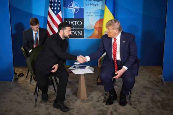 Зеленський зустрівся з Трампом у Гаазі