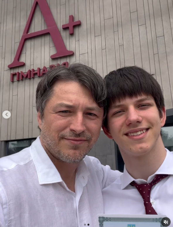 Сергей Притула с сыном