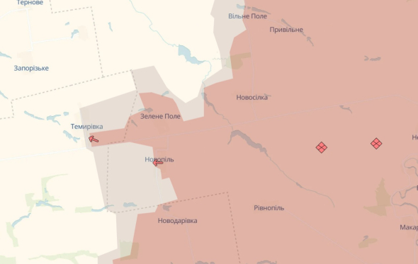 Росіяни просунулися біля Темирівки