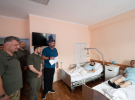 Зеленський відвідав лікарню у Харкові