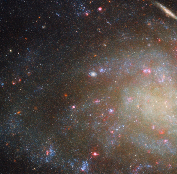 Hubble зафіксував галактику з низькою поверхневою яскравістю в сузір'ї Кита