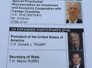 Знайдені документи зустрічі Трампа і Путіна на Алясці