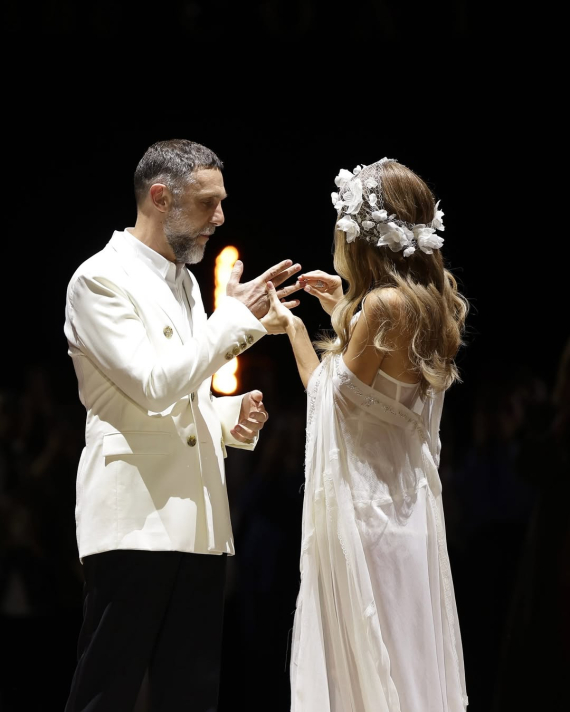 Під час показу Ukrainian Fashion Week дизайнерка Катерина Сільченко вийшла заміж за Сергія Неклеву