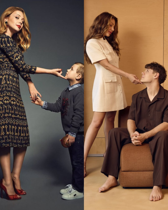 Тина Кароль с сыном