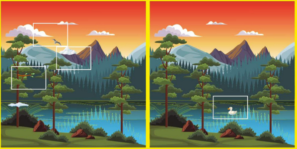 Ця візуальна головоломка про гори має 4 приховані відмінності. Скільки ви можете побачити