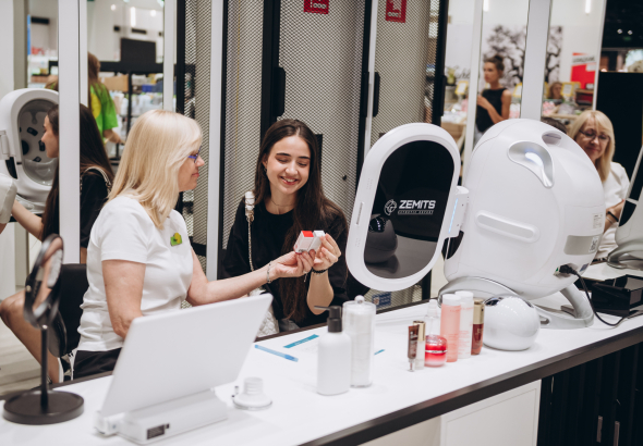 В BROCARD Beauty Garden посетители могут пройти диагностику кожи и состояния волос