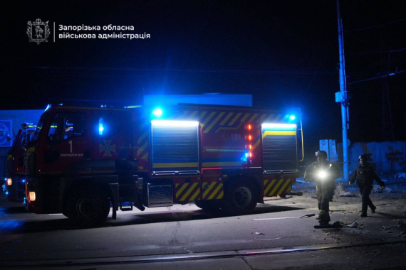 Удар по Запоріжжю: зруйновано магазин, тисячі людей без світла